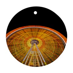 Abstract Blur Bright Circular Ornament (Round)