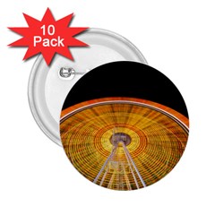 Abstract Blur Bright Circular 2.25  Buttons (10 pack) 