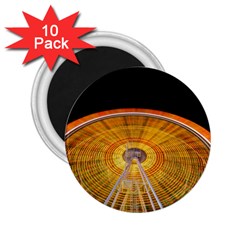 Abstract Blur Bright Circular 2.25  Magnets (10 pack) 