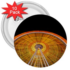 Abstract Blur Bright Circular 3  Buttons (10 pack) 