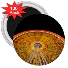 Abstract Blur Bright Circular 3  Magnets (100 pack)