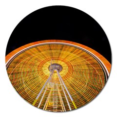 Abstract Blur Bright Circular Magnet 5  (round) by Amaryn4rt