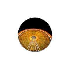 Abstract Blur Bright Circular Golf Ball Marker