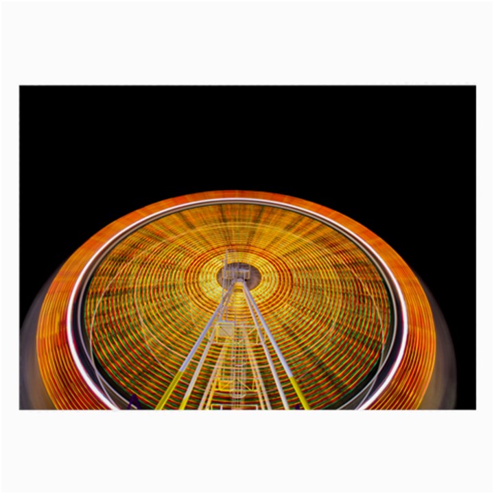 Abstract Blur Bright Circular Large Glasses Cloth