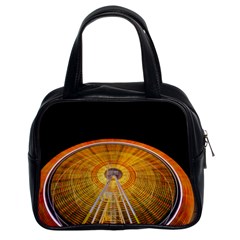 Abstract Blur Bright Circular Classic Handbags (2 Sides) by Amaryn4rt