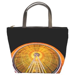 Abstract Blur Bright Circular Bucket Bags