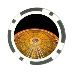 Abstract Blur Bright Circular Poker Chip Card Guard (10 pack)