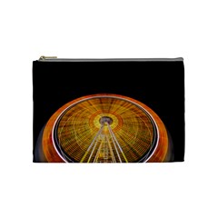 Abstract Blur Bright Circular Cosmetic Bag (Medium) 