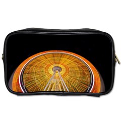 Abstract Blur Bright Circular Toiletries Bags