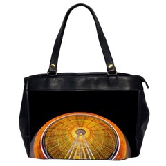 Abstract Blur Bright Circular Office Handbags (2 Sides) 