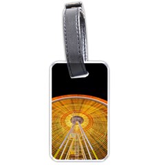 Abstract Blur Bright Circular Luggage Tags (One Side) 