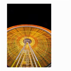 Abstract Blur Bright Circular Small Garden Flag (Two Sides)