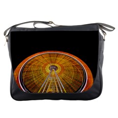 Abstract Blur Bright Circular Messenger Bags