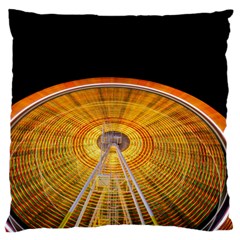 Abstract Blur Bright Circular Large Cushion Case (One Side)