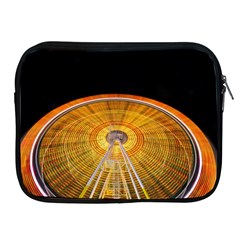 Abstract Blur Bright Circular Apple iPad 2/3/4 Zipper Cases