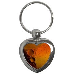 Abstraction Color Closeup The Rays Key Chains (heart)  by Amaryn4rt
