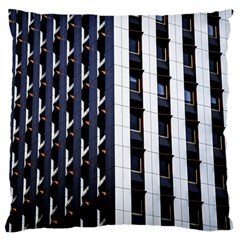 Architecture Building Pattern Large Cushion Case (one Side) by Amaryn4rt