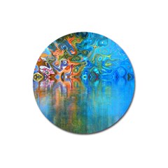 Background Texture Structure Magnet 3  (round)