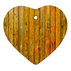 Background Wood Lath Board Fence Ornament (heart) by Amaryn4rt