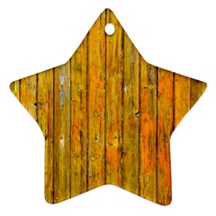 Background Wood Lath Board Fence Ornament (star) by Amaryn4rt