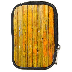 Background Wood Lath Board Fence Compact Camera Cases by Amaryn4rt