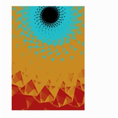 Bluesunfractal Large Garden Flag (two Sides) by digitaldivadesigns