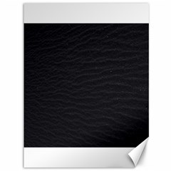 Black Pattern Sand Surface Texture Canvas 36  X 48   by Amaryn4rt