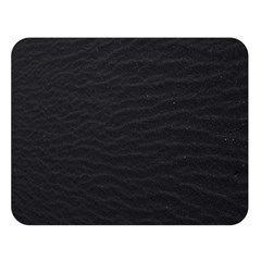 Black Pattern Sand Surface Texture Double Sided Flano Blanket (large) 