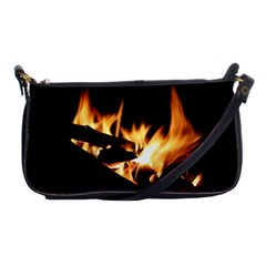 Bonfire Wood Night Hot Flame Heat Shoulder Clutch Bags by Amaryn4rt