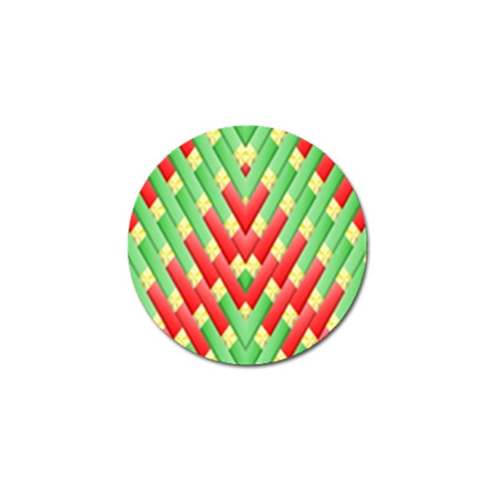 Christmas Geometric 3d Design Golf Ball Marker