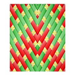 Christmas Geometric 3d Design Shower Curtain 60  X 72  (medium)  by Amaryn4rt