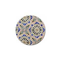 Ceramic Portugal Tiles Wall Golf Ball Marker (10 Pack) by Amaryn4rt