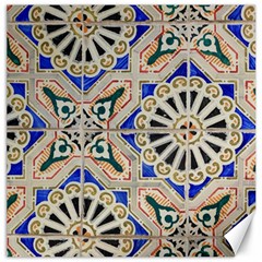 Ceramic Portugal Tiles Wall Canvas 12  X 12   by Amaryn4rt