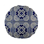 Ceramic Portugal Tiles Wall Standard 15  Premium Round Cushions Front