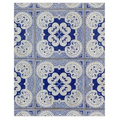 Ceramic Portugal Tiles Wall Drawstring Bag (small) by Amaryn4rt