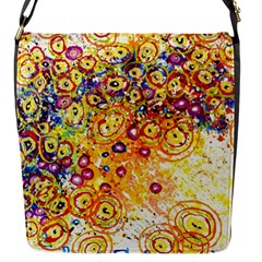 Canvas Acrylic Design Color Flap Messenger Bag (s) by Amaryn4rt