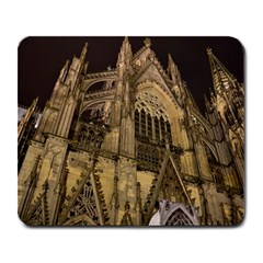 Cologne Church Evening Showplace Large Mousepads by Amaryn4rt