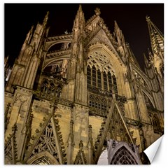 Cologne Church Evening Showplace Canvas 16  X 16   by Amaryn4rt