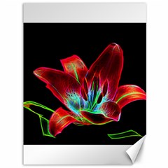 Flower Pattern Design Abstract Background Canvas 36  X 48   by Amaryn4rt