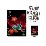 Flower Pattern Design Abstract Background Playing Cards 54 (Mini)  Front - Spade7