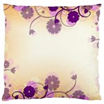 Floral Background Standard Flano Cushion Case (One Side) Front