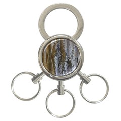Grunge Rust Old Wall Metal Texture 3-ring Key Chains by Amaryn4rt