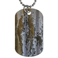 Grunge Rust Old Wall Metal Texture Dog Tag (one Side) by Amaryn4rt