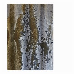 Grunge Rust Old Wall Metal Texture Small Garden Flag (two Sides) by Amaryn4rt