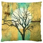 A Glowing Night Large Flano Cushion Case (Two Sides) Back