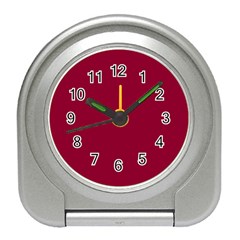 Deep Red Travel Alarm Clocks