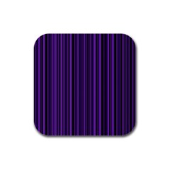 Purple Rubber Square Coaster (4 Pack)  by Valentinaart