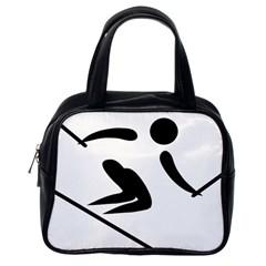 Archery Skiing Pictogram Classic Handbags (one Side) by abbeyz71