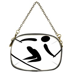 Archery Skiing Pictogram Chain Purses (one Side)  by abbeyz71