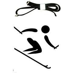 Archery Skiing Pictogram Shoulder Sling Bags by abbeyz71